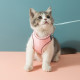 CAT Leashes & Collars Cat Traction Rope Vest Type Reflective Chest Strap Anti-breakaway Cute Outgoing Traction Rope Walking Cat Special Rope