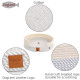 DOGLEMI CAT Bag & Cages Cat bed pure cotton thread woven pad cat grinding paw pad cool and warm pet bed