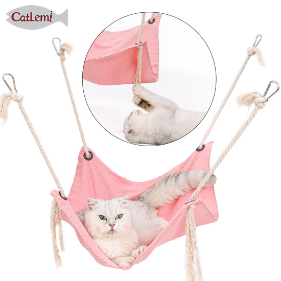 DOGLEMI Cat Hammock Cat Cage Hammock Cat Swing