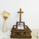 Jesus Cross Pet Urns With Memorial Photo Frame
