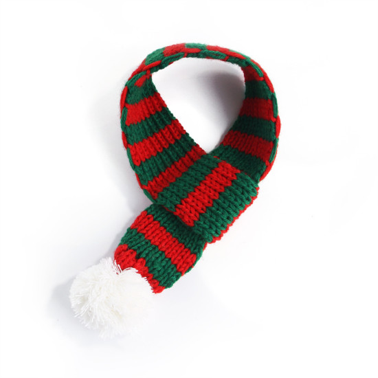 Cat Dog Knitted Christmas Scarf