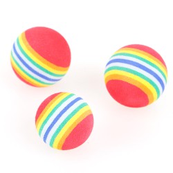 Cat Dog Throw Toy Colorful Foaming Ball