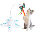 Cat Teaser Wand Cat Toy 360 Degree Rotating Automatic Toy Electronic Butterfly Cat Toys