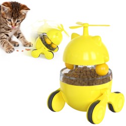 Cat Slow Food Toy Interactive Game Pet Food Tumbler Treat Dispenser Toy