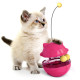 Cat Slow Food Toy Interactive Cat Kitten Toy Electric Tumbler Double Track Ball Food Treat Dispenser Toy