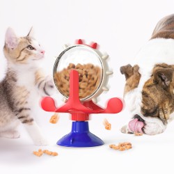 Cat Dog Slow Food Toy Interactive Turntable