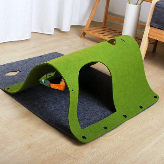 Cat Tunnel Toy Interactive Durable Multifunctional Toy Kitten Unrestrained Shuttle