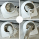 Boxes Large  Spherical Plastic Litter Box Semi-enclosed Plastic Litter Box Splash-proof And Deodorizing Cat Space Capsules Litter Box