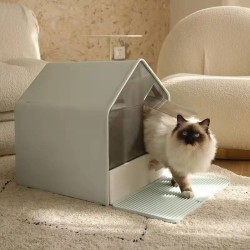 Cat Litter Boxes Fully Enclosed Cat Litter Box Oversized Drawer Type Cat Toilet Splash-proof And Belt-proof Sand It Can Be Used For Small, Medium And Large Cats Such As Ragdoll Cats And Blue Cats