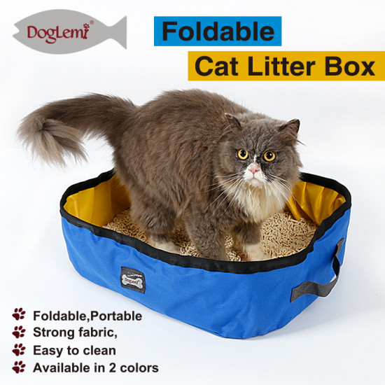 CAT Cat Litter & Cat Litter Boxes Portable Folding Pet Cat Litter Box Out Waterproof Large Cat Toilet Home