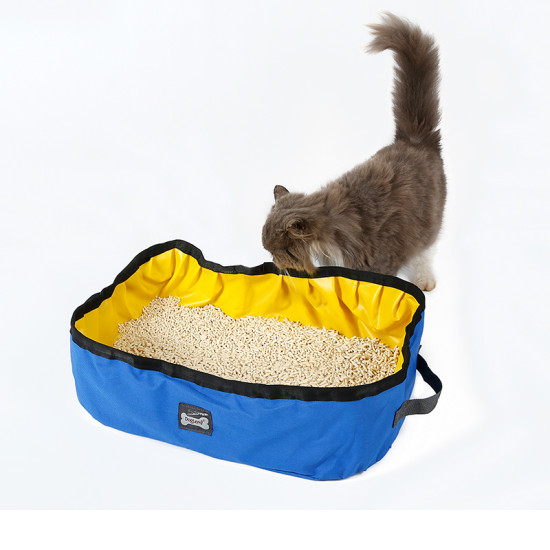 CAT Cat Litter & Cat Litter Boxes Portable Folding Pet Cat Litter Box Out Waterproof Large Cat Toilet Home