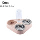 Stainless Steel 3 In 1 Dog Feeder Bowl