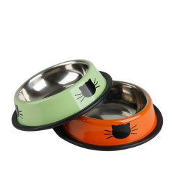 Stainless Thickened Cat Dog Food Bowl