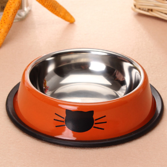 Stainless Thickened Cat Dog Food Bowl