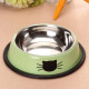 Stainless Thickened Cat Dog Food Bowl