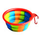 Folding Camouflage Silicone Dog Bowls