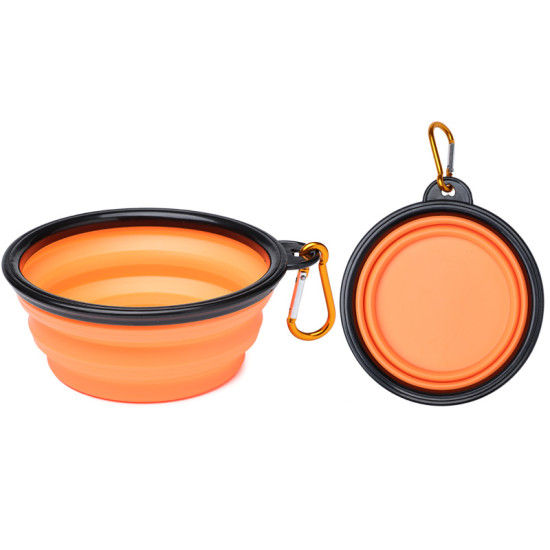 Cat Dog Travel Portable Silicone Bowl