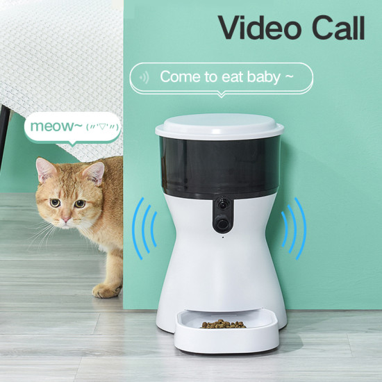 Cat Dog Wifi Smart Automatic Feeder 4L