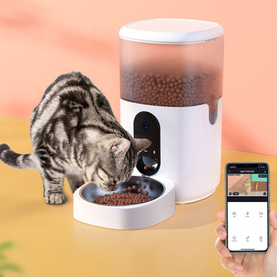 DUDUPET CAT DOG Automatic Feeders HD Video 4L