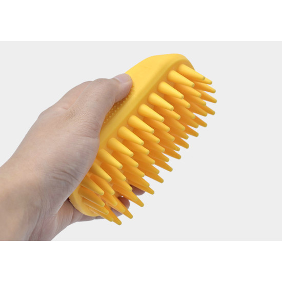 Cat Dog Square Silicone Massage Brush