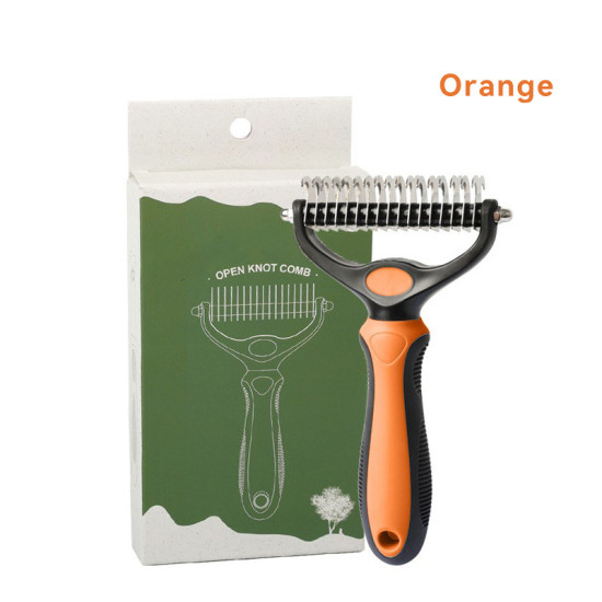 Cat Dog Stainless Steel Double Sided Cleaning Brush