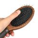 Cat Dog Double Sided Comb With Bristles And Stainless Steel Needles