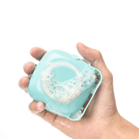 Cat Dog Square Silicone Bath Brush