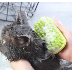 Cat Dog Silicone Bath Brush