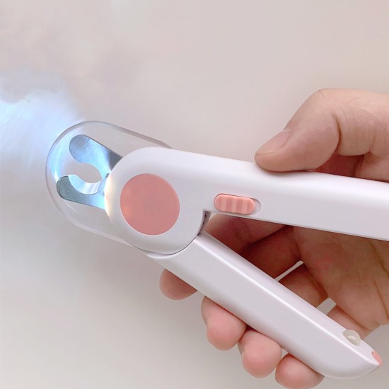 Cat Dog Led Light Nail Clipper With Safety Guard