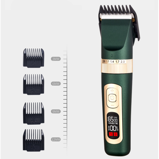 Cat Dog Wireless Electric Hair Clipper With Scissors Steel Comb