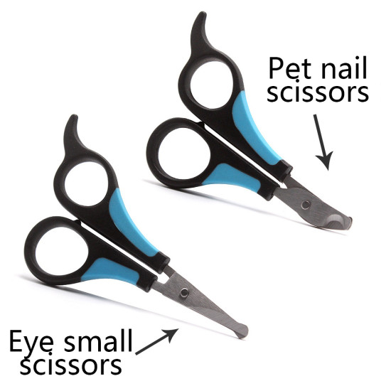 Cat Dog Haircut Scissors Nail Scissors Kit 5 Pcs Set