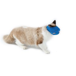 DOGLEMI Cat Muzzle Breathable Mesh Muzzle Adjustable Cat Mask That Prevents Eating Biting And Barking