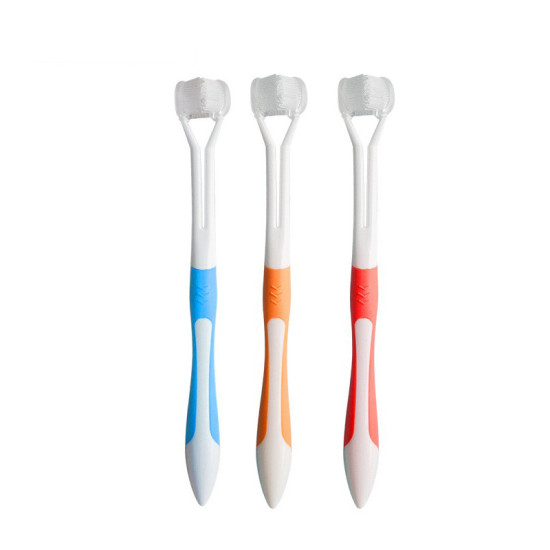 Cat Dog Three Head Cleaning Toothbrush