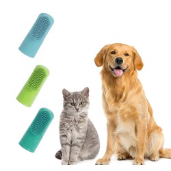 Cat Dog Oral Cleaning Finger Toothbrush